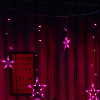 JULELYS 2M 138 Bulbs LED Star Curtain Lights Christmas Garland Festoon LED Lights Decoration For Wedding Holiday Party Bedroom
JULELYS 2M 138 Bulbs LED Star Curtain Lights Christmas Garland Festoon LED Lights Decoration For Wedding Holiday Party Bedroom