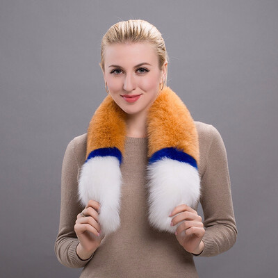 Autumn&winter new fashion female fox scarf natural fox fur warm color color matching striped scarf party elegant gift discount
Autumn&winter new fashion female fox scarf natural fox fur warm color color matching striped scarf party elegant gift discount
