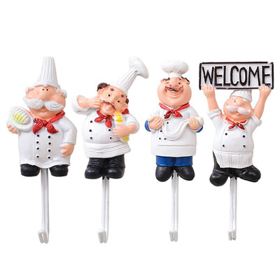 Self Adhesive Chef resin wall hook hat coat hanger Key Holder home decor kitchen organizer
Self Adhesive Chef resin wall hook hat coat hanger Key Holder home decor kitchen organizer