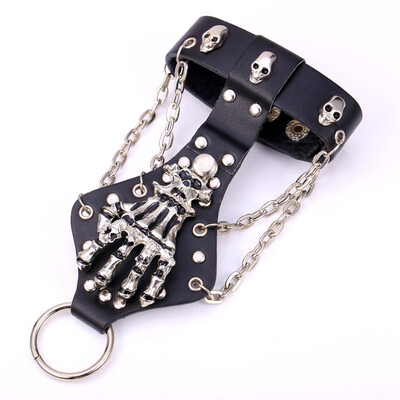 U7 Punk Style Slave Bracelet Men Skull Jewelry Genuine Leather With 316L Stainless Steel Mens Bracelets 2015 Wholesale
U7 Punk Style Slave Bracelet Men Skull Jewelry Genuine Leather With 316L Stainless Steel Mens Bracelets 2015 Wholesale