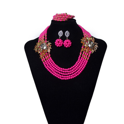 Pearl Necklace And Earring Women Engagement Jewelry African Necklace Set For Wedding Nigerian Bridal Beads Necklace Jewelry Set
Pearl Necklace And Earring Women Engagement Jewelry African Necklace Set For Wedding Nigerian Bridal Beads Necklace Jewelry Set