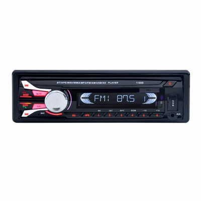 1188B FM Car Radio 12V Bluetooth V20 Detachable Front Panel Auto Audio Stereo SD MP3 Player AUX USB Hands-free Call
1188B FM Car Radio 12V Bluetooth V20 Detachable Front Panel Auto Audio Stereo SD MP3 Player AUX USB Hands-free Call