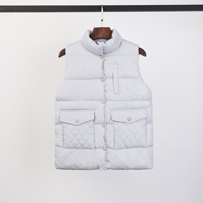 2018 Womens Autumn&Winter Down Cotton Vest Womens Short Cotton Vest Jacket Solid Color
2018 Womens Autumn&Winter Down Cotton Vest Womens Short Cotton Vest Jacket Solid Color
