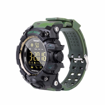 Bluetooth Clock EX16 Smart Watch Notification Remote Control Pedometer Sport Watch IP67 Waterproof Mens Wristwatch
Bluetooth Clock EX16 Smart Watch Notification Remote Control Pedometer Sport Watch IP67 Waterproof Mens Wristwatch