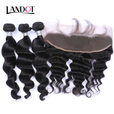 8A Cambodian Loose Wave Virgin Hair With Lace Frontal Closure 3 Bundles Wavy Curly Human Hair Weave Closure 4Pcs Lot Natural Black
8A Cambodian Loose Wave Virgin Hair With Lace Frontal Closure 3 Bundles Wavy Curly Human Hair Weave Closure 4Pcs Lot Natural Black
