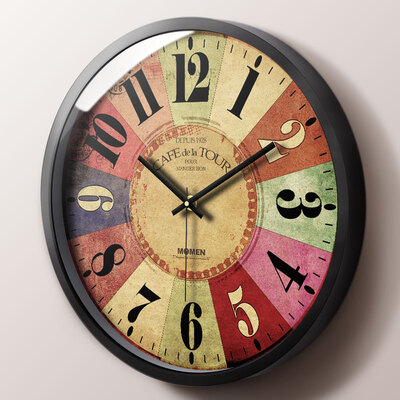 Momen wall clock European mute fashion personality wall charts Arabic numerals modern wall clock 12 inches HB0073 metal black
Momen wall clock European mute fashion personality wall charts Arabic numerals modern wall clock 12 inches HB0073 metal black