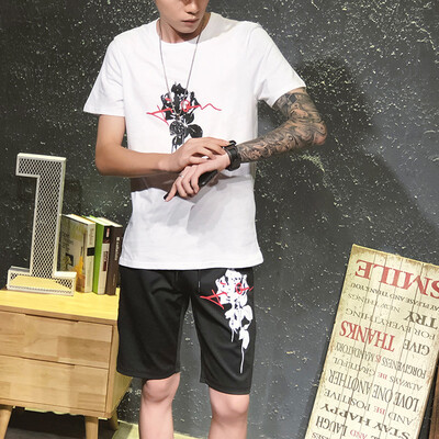 Damaizhang Men T-shirt With Short Pants Cotton Printed Hip Pop Shirt Summer Cotton Casual Tee Breathable Trousers
Damaizhang Men T-shirt With Short Pants Cotton Printed Hip Pop Shirt Summer Cotton Casual Tee Breathable Trousers