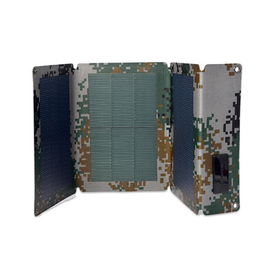 Hanergy 12W solar charging treasure light&thin folding solar charging treasure charger mobile power mobile phone tablet universal camouflage
Hanergy 12W solar charging treasure light&thin folding solar charging treasure charger mobile power mobile phone tablet universal camouflage