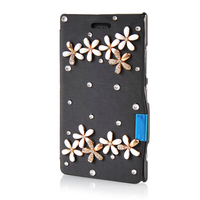 MOONCASE Luxury Flower Crystal Leather Side Flip Wallet Pouch Case Cover for Nokia Lumia 925
MOONCASE Luxury Flower Crystal Leather Side Flip Wallet Pouch Case Cover for Nokia Lumia 925