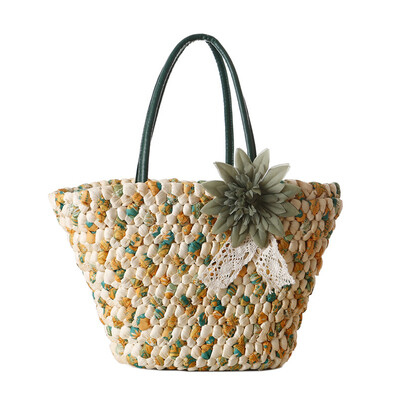 New flowers straw bag women leather handbag fashion summer woven bag beach bag high quality shoulder messenger bag
New flowers straw bag women leather handbag fashion summer woven bag beach bag high quality shoulder messenger bag