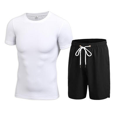 Running Quick Dry Gym Sportswear T-Shirt Shorts Tracksuit Sets Men Sports Suit
Running Quick Dry Gym Sportswear T-Shirt Shorts Tracksuit Sets Men Sports Suit