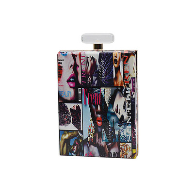 Fashion women handbag creative magazine clutch bag ladies evening bag luxury brand perfume bag lips clutch bag
Fashion women handbag creative magazine clutch bag ladies evening bag luxury brand perfume bag lips clutch bag