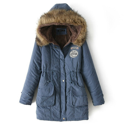 Thick cotton-padded JacketWinter new arrival fur collar hooded coat womens cotton-padded coat large size
Thick cotton-padded JacketWinter new arrival fur collar hooded coat womens cotton-padded coat large size