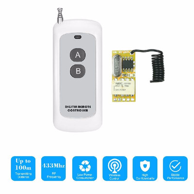 433Mhz DC 37V 45V 5V 6V 74V 9V 12V Universal Receiver Module RF Remote Control Switch Relay 1CH Mini Wireless Control Switch 3
433Mhz DC 37V 45V 5V 6V 74V 9V 12V Universal Receiver Module RF Remote Control Switch Relay 1CH Mini Wireless Control Switch 3