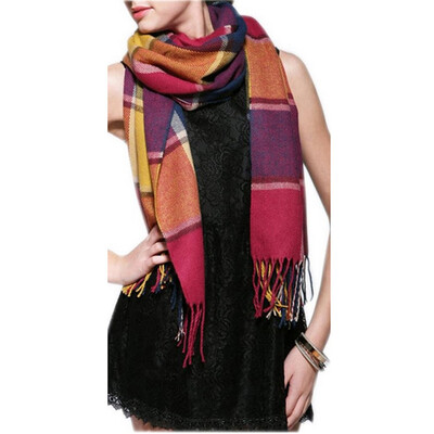 Vanker Women Warm Multicolor Soft Winter Plaid Wool Wrap Muffler Long Shawl Neck Scarf
Vanker Women Warm Multicolor Soft Winter Plaid Wool Wrap Muffler Long Shawl Neck Scarf