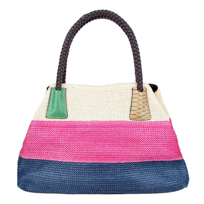 Fawziya Straw Bag With Leather Handle Color Block Tote Handbags For Women Crossbody Travel Bag
Fawziya Straw Bag With Leather Handle Color Block Tote Handbags For Women Crossbody Travel Bag