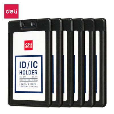 Deli deli 6 vertical ID card sets bus card sets slide type employee badge card badge gray 8315
Deli deli 6 vertical ID card sets bus card sets slide type employee badge card badge gray 8315