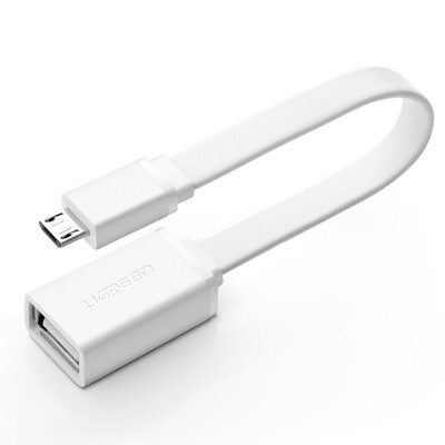 Green UGREEN 10395 OTG data line Andrews mobile phone computer flat panel U disk mouse cable Micro USB OTG line flat line white
Green UGREEN 10395 OTG data line Andrews mobile phone computer flat panel U disk mouse cable Micro USB OTG line flat line white