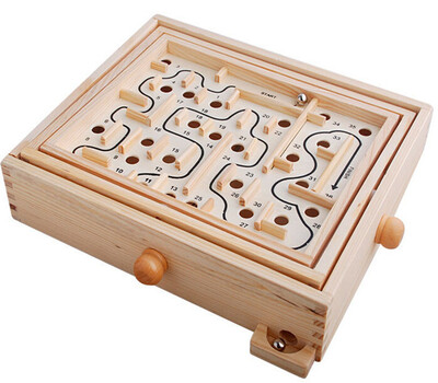 New Wooden Baby Toy Hand Intellectual Labyrinth The Solitaire Game Of Skill Premier Edition Land metal labyrinth
New Wooden Baby Toy Hand Intellectual Labyrinth The Solitaire Game Of Skill Premier Edition Land metal labyrinth