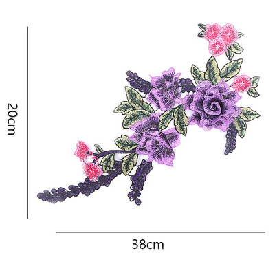 Sunbling 3D Big Flowers Embroidered Sew On Patch For Women Wedding Dress Clothing Jacket DIY Handmade Applique Accessory
Sunbling 3D Big Flowers Embroidered Sew On Patch For Women Wedding Dress Clothing Jacket DIY Handmade Applique Accessory