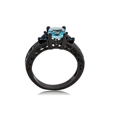 Aiyaya 12kt Black Gold Plated 4 Prog Setting Emerald High Quality Crystal Wedding Rings Bridal
Aiyaya 12kt Black Gold Plated 4 Prog Setting Emerald High Quality Crystal Wedding Rings Bridal