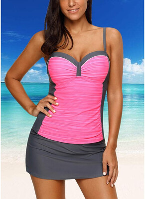 2018 Women Bikini Set Swimsuit Push Up Swimwear Contrast Beach Wear Bathing Suit Plus Size Tankini Skirt Set
2018 Women Bikini Set Swimsuit Push Up Swimwear Contrast Beach Wear Bathing Suit Plus Size Tankini Skirt Set