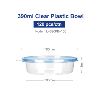 OTOR Salad Bowl with Lid Take Away Plastic Food Container Clear Bowl Box for Fast Food Bento Microwaveable 150mm 120pcs
OTOR Salad Bowl with Lid Take Away Plastic Food Container Clear Bowl Box for Fast Food Bento Microwaveable 150mm 120pcs