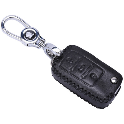 KING ETING Skoda Key Case Leather Key Case Old Mingrui RS Hao Rui Jing Rui Speed Special Car Keychain