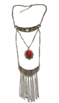 Idealway Vintage 2 Colors Gold Silver Alloy Moon Shape Black Red Crystal Pendant Tassel Chain Long Pendant Necklace Women Jewel
Idealway Vintage 2 Colors Gold Silver Alloy Moon Shape Black Red Crystal Pendant Tassel Chain Long Pendant Necklace Women Jewel