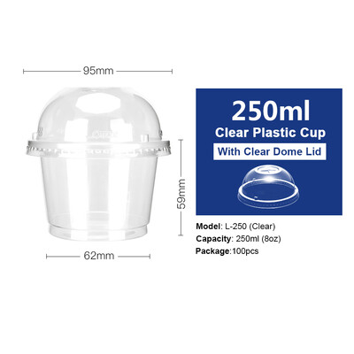 OTOR Ice Cream Bowl Disposable Plastic Cup with Lid Take Away Food Container for Dessert Fast food Bento Soup 300250ml 100pcs
OTOR Ice Cream Bowl Disposable Plastic Cup with Lid Take Away Food Container for Dessert Fast food Bento Soup 300250ml 100pcs
