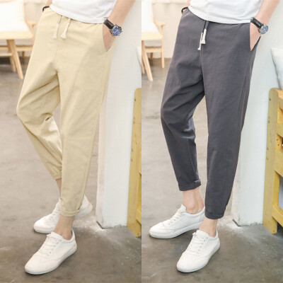Men&39s nine-ninths flax flax Korean version of the trend loose-fitting casual pants small feet cotton hemp pants two men&39s pants
Men&39s nine-ninths flax flax Korean version of the trend loose-fitting casual pants small feet cotton hemp pants two men&39s pants