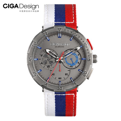 CIGA Design watch O series fashion creative quartz watch 43mm male&female models three eye watch green sports watch nylon strap O011-SIBU-2
CIGA Design watch O series fashion creative quartz watch 43mm male&female models three eye watch green sports watch nylon strap O011-SIBU-2