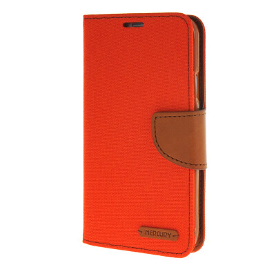 

MOONCASE Galaxy S5 , Leather Flip Wallet Card Holder Pouch Stand Back ЧЕХОЛ ДЛЯ Samsung Galaxy S5 Orange