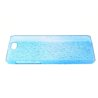 Blue Aluminum Paillette Case Cover+Screen Protector+Pen For iPhone 5C