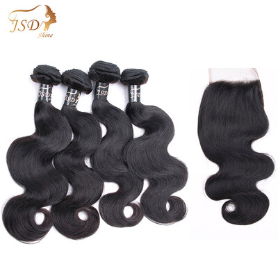 JSDshine Indian Virgin Hair 4 Bundles With Closure Indian Body Wave Human Hair Bundles With Closure Free Part With 4 Bundles
JSDshine Indian Virgin Hair 4 Bundles With Closure Indian Body Wave Human Hair Bundles With Closure Free Part With 4 Bundles