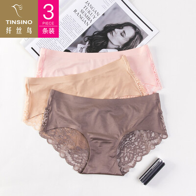 Filament bird TINSINO 3 loaded womens underwear one-piece seamless nude satin lace sexy triangle underwear female WKX31003100702 shrimp powder apricot light brown
Filament bird TINSINO 3 loaded womens underwear one-piece seamless nude satin lace sexy triangle underwear female WKX31003100702 shrimp powder apricot light brown