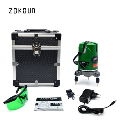 EU plug 635nm 5 lines 6 points green laser level 360 degree rotary Self leveling cross laser line level with outdoor mode
EU plug 635nm 5 lines 6 points green laser level 360 degree rotary Self leveling cross laser line level with outdoor mode