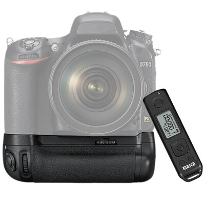 Пульт дистанционного управления и аккумулятор для камеры Nikon D750 от Meike MK-DR750
Пульт дистанционного управления и аккумулятор для камеры Nikon D750 от Meike MK-DR750