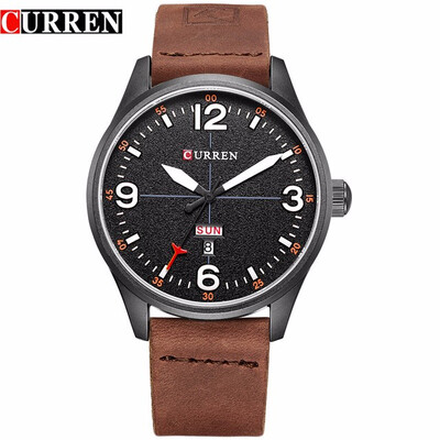 NEW 2017 Curren Mens Sports Quartz Watches Mens Watches Top Brand Luxury Leather date week Wristwatches Relogio Masculino 8265
NEW 2017 Curren Mens Sports Quartz Watches Mens Watches Top Brand Luxury Leather date week Wristwatches Relogio Masculino 8265