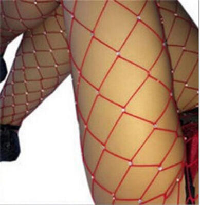 Women Crystal Rhinestone Fishnet Elastic Stockings Big Fish Net Tights Pantyhose
Women Crystal Rhinestone Fishnet Elastic Stockings Big Fish Net Tights Pantyhose