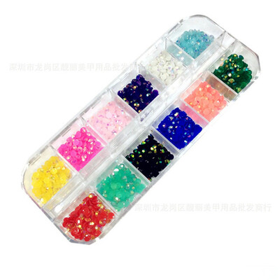 12 Colorful Crystal Beads Flat Shining Rhinestones for Nails Stone Nail Art DIY Glitter Accessories Manicure Decoration Tools
12 Colorful Crystal Beads Flat Shining Rhinestones for Nails Stone Nail Art DIY Glitter Accessories Manicure Decoration Tools