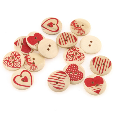 mymei 1 Bag 100pcs Mixed Pattern Wooden Buttons Fit Sewing&Scrapbook 20mm 
mymei 1 Bag 100pcs Mixed Pattern Wooden Buttons Fit Sewing&Scrapbook 20mm