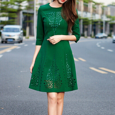 Lovaru ™European and American women's new fall fashion hollow stretch cotton Slim Sleeve Dress
Lovaru ™European and American women's new fall fashion hollow stretch cotton Slim Sleeve Dress