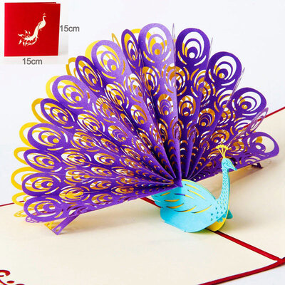 FANLUS Peacock Pop up Birthday Card for Wife Husband Kids Day Card&Envelopes Handmade 3D Anniversary Wedding Card Graduation
FANLUS Peacock Pop up Birthday Card for Wife Husband Kids Day Card&Envelopes Handmade 3D Anniversary Wedding Card Graduation