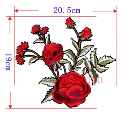 1 Piece Patches Red Flower Embroidered Patch 3D Applique DIY Sewing Repair Accessories Fabric Stickers Wedding Clothing Patches
1 Piece Patches Red Flower Embroidered Patch 3D Applique DIY Sewing Repair Accessories Fabric Stickers Wedding Clothing Patches