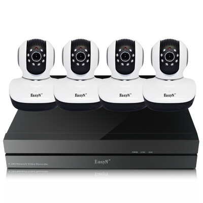 EasyN NVR-1-A4 4pcs Mini10D Wireless Pan Tilt 960P Security Network IP Camera Night Vision
EasyN NVR-1-A4 4pcs Mini10D Wireless Pan Tilt 960P Security Network IP Camera Night Vision
