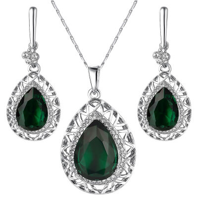 Yoursfs Vintage Jewelry Set CrystalCZ Earrings Necklace Filigree Design Bridal Jewelry Gift Set
Yoursfs Vintage Jewelry Set CrystalCZ Earrings Necklace Filigree Design Bridal Jewelry Gift Set
