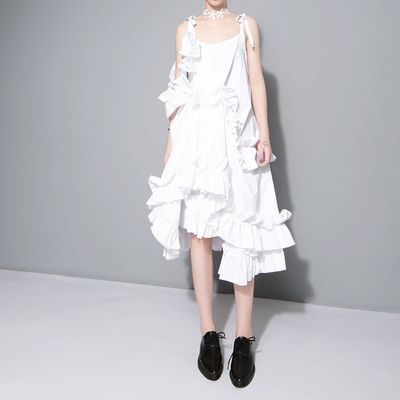 QUZIHUA 2018 New Arrival Beautiful Irregular Multi-level Ruffled Asymmetrical length Sexy Sleeveless Strap Midi Women Dresses
QUZIHUA 2018 New Arrival Beautiful Irregular Multi-level Ruffled Asymmetrical length Sexy Sleeveless Strap Midi Women Dresses
