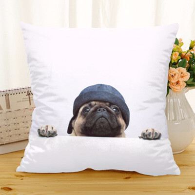 Cntomlv Hot Selling Wearing Hat Pug Home Decorative Sofa Cushion Throw Pillow Case Cotton Linen Square Pillows cushion cover
Cntomlv Hot Selling Wearing Hat Pug Home Decorative Sofa Cushion Throw Pillow Case Cotton Linen Square Pillows cushion cover
