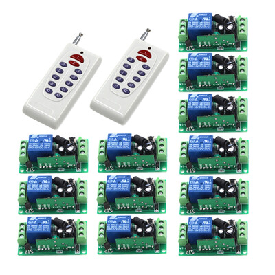 MITI Z-wave Wireless 1CH Gate Garage Door Remote Control Switch DC 12V RF 12-Button Transmitter and 12pcs 1CH Receiver
MITI Z-wave Wireless 1CH Gate Garage Door Remote Control Switch DC 12V RF 12-Button Transmitter and 12pcs 1CH Receiver